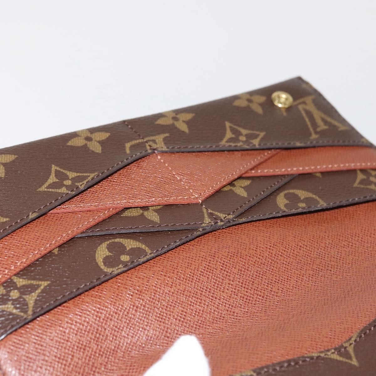 Louis Vuitton Origami Wallet Monogram Canvas, BROWN, CANVAS, Wallets