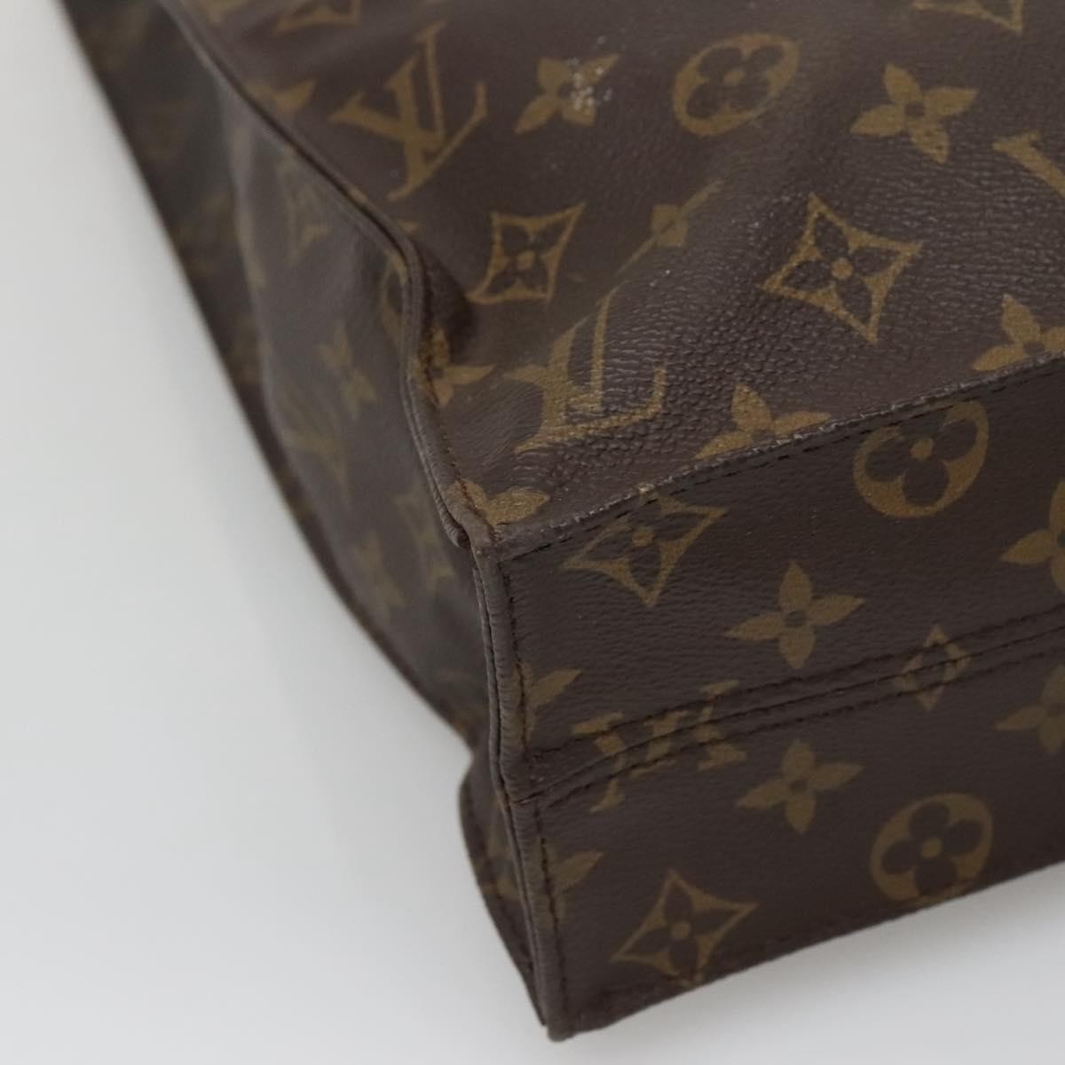 Louis Vuitton Sac Plat Bag Monogram Canvas, BROWN, CANVAS, Handbag