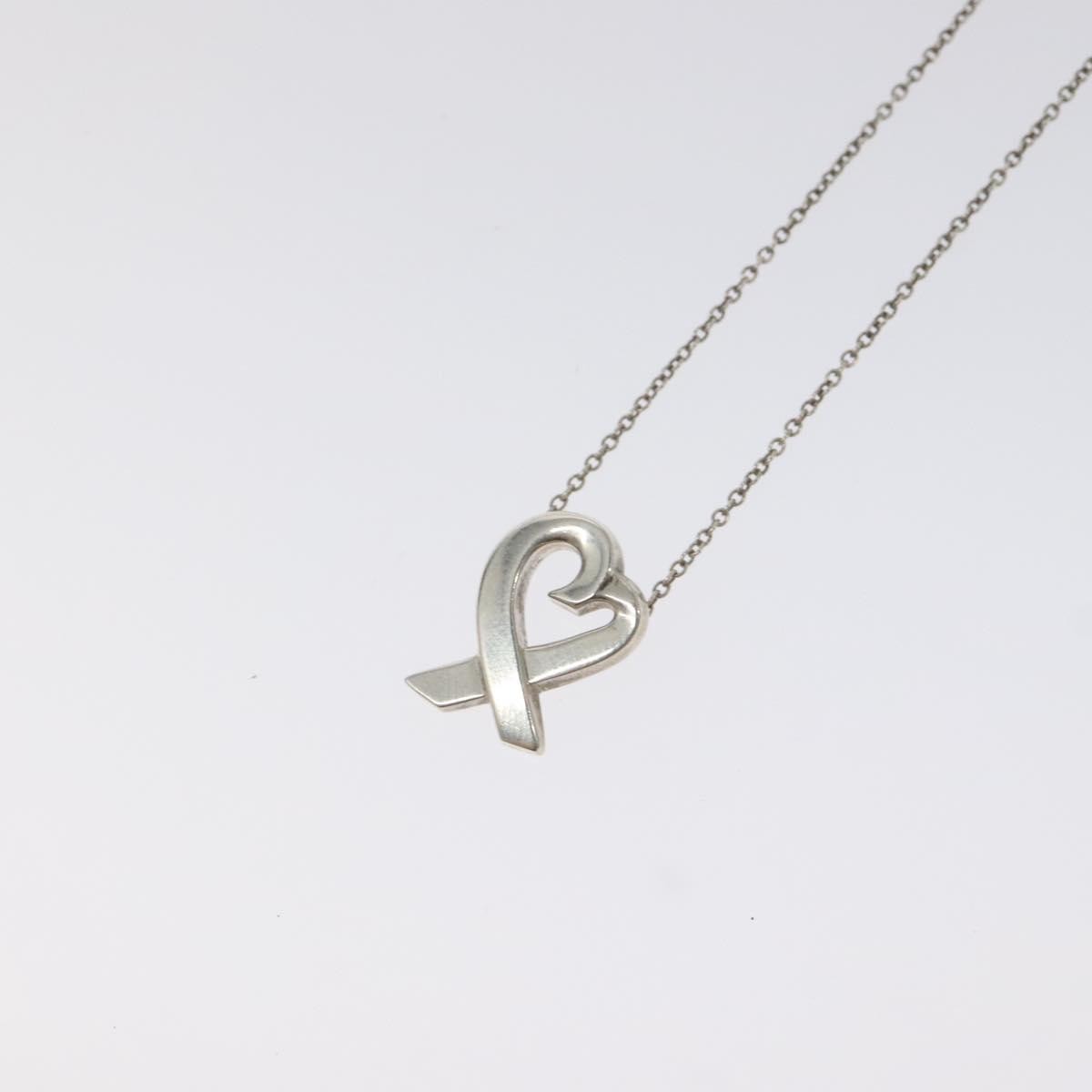 Tiffany & Co. Paloma Picasso Loving Heart Pendant Necklace Silver 925, SILVER, SILVER, Necklace
