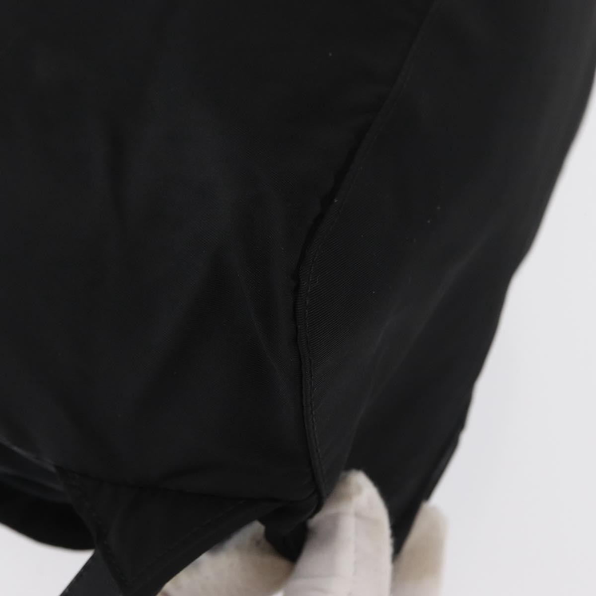 Prada Double Front Pocket Backpack Tessuto, BLACK, NYLON, Backpack