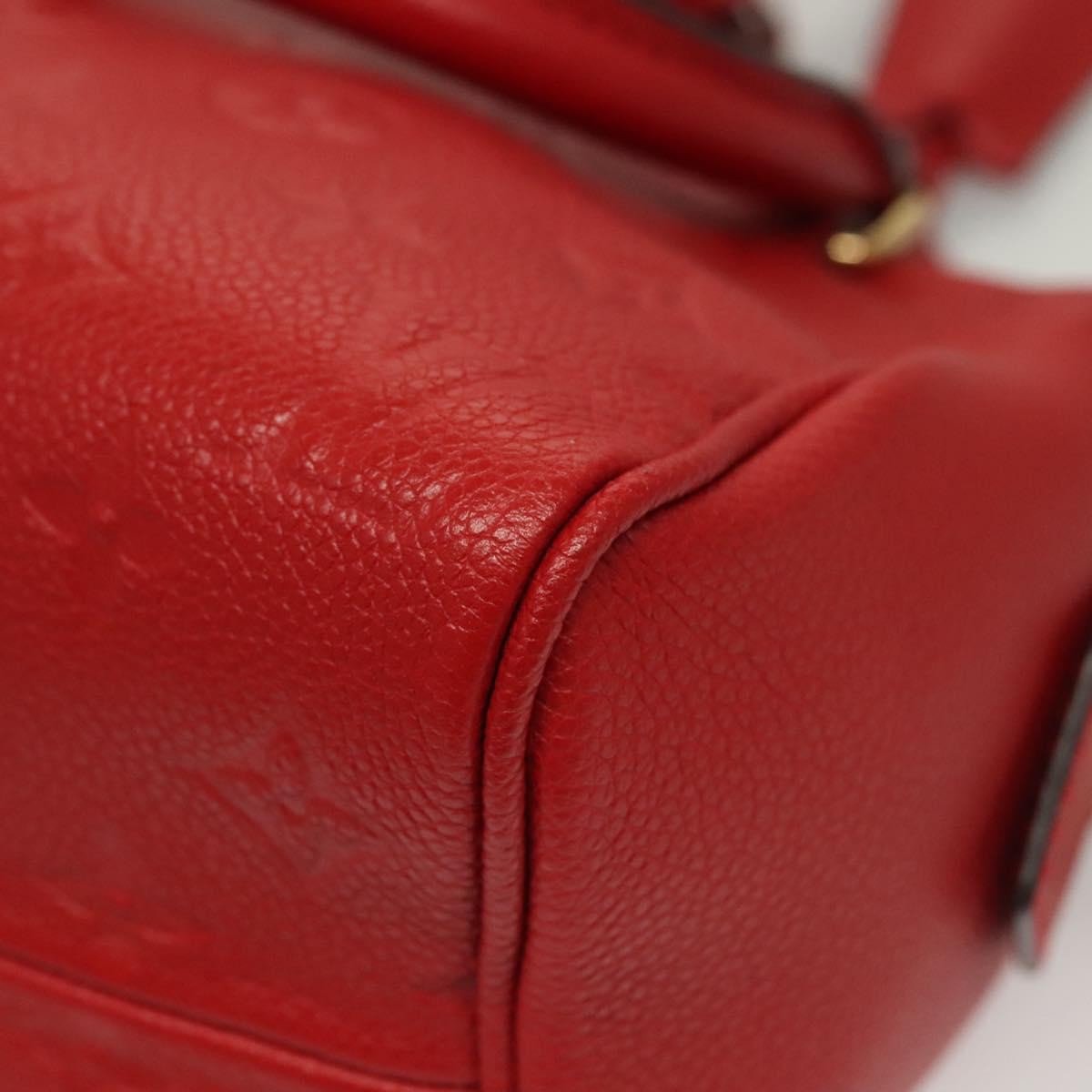 Louis Vuitton Speedy Bandouliere NM Bag Monogram Empreinte Leather, RED, LEATHER, Handbag
