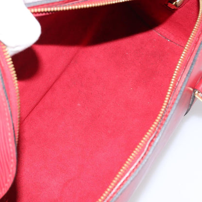 Louis Vuitton Soufflot Handbag Epi Leather, Red, Leather, Handbag