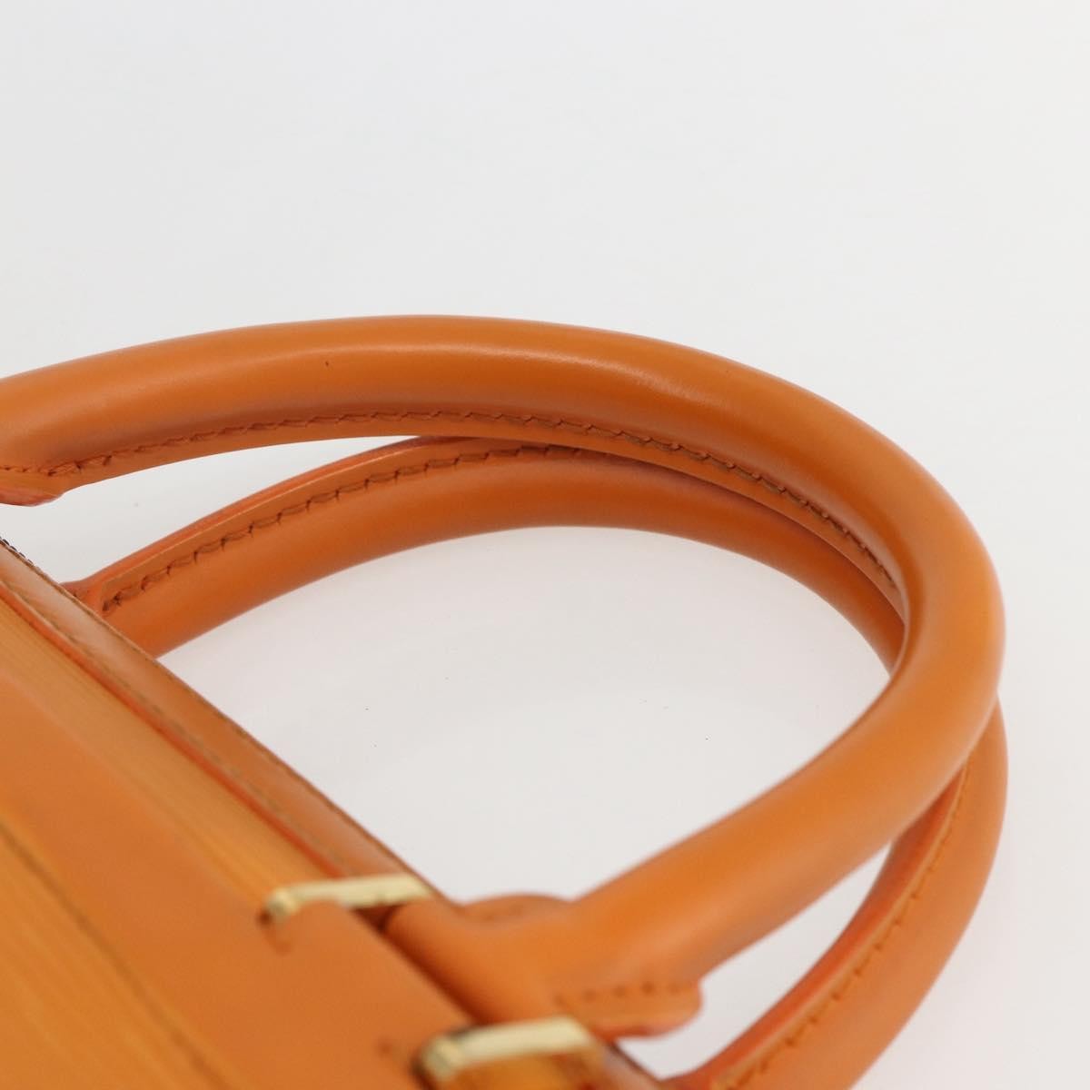 Louis Vuitton Danura Handbag Epi, ORANGE, LEATHER, Handbag