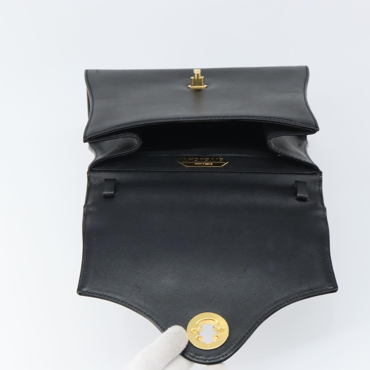 Givenchy Vintage Handbag Leather, BLACK, LEATHER, Handbag