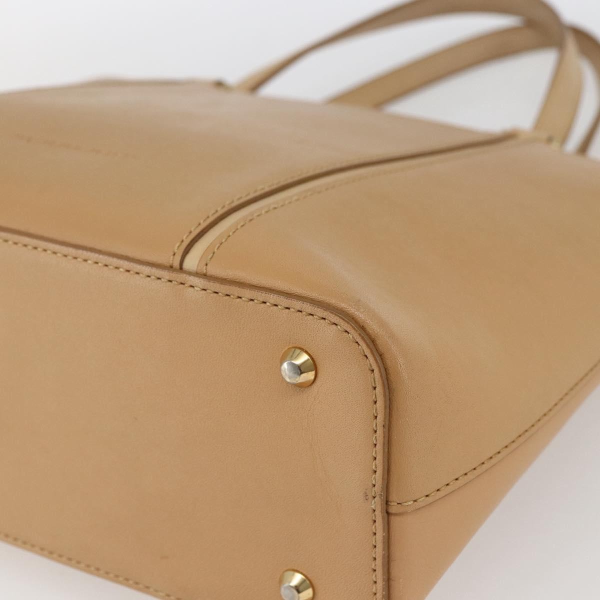 Burberry Vintage Handbag Leather, BEIGE, LEATHER, Handbag