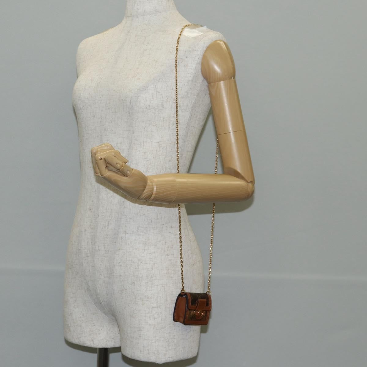 Louis Vuitton Dauphine Chain Wallet Reverse Monogram Canvas, BROWN, CANVAS, Wallets