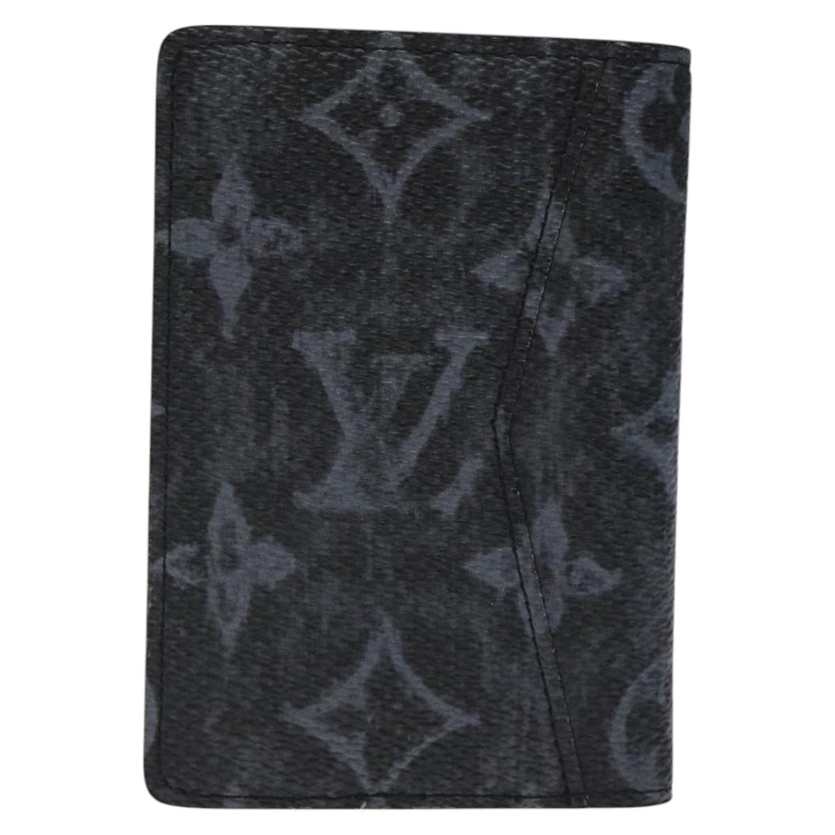 Louis Vuitton Pocket Organizer Limited Edition Monogram Canvas, BLACK, CANVAS, Clutche & pouche