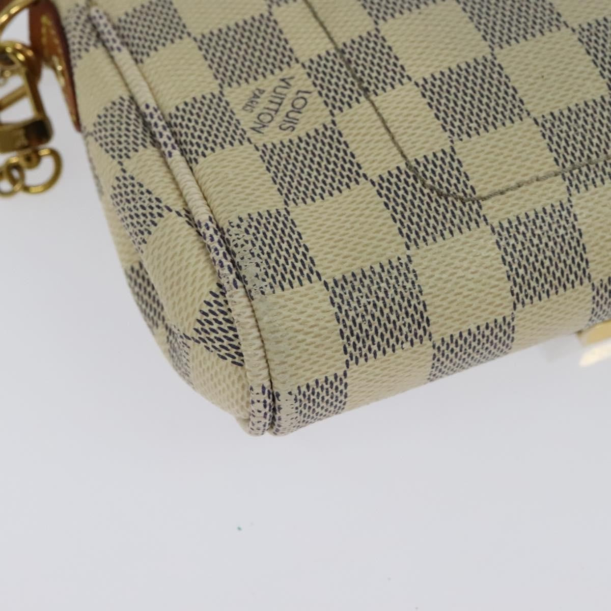 Louis Vuitton Favorite Handbag Damier, WHITE, CANVAS, Handbag