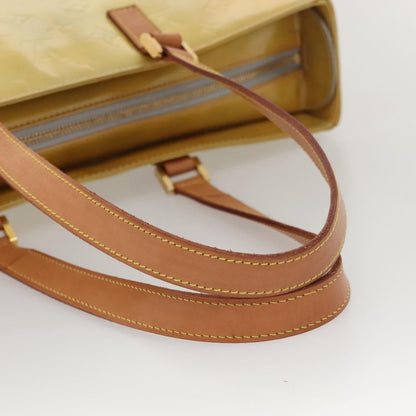 Louis Vuitton Columbus Handbag Monogram Vernis, GRAY, PATENT_LEATHER, Tote bag