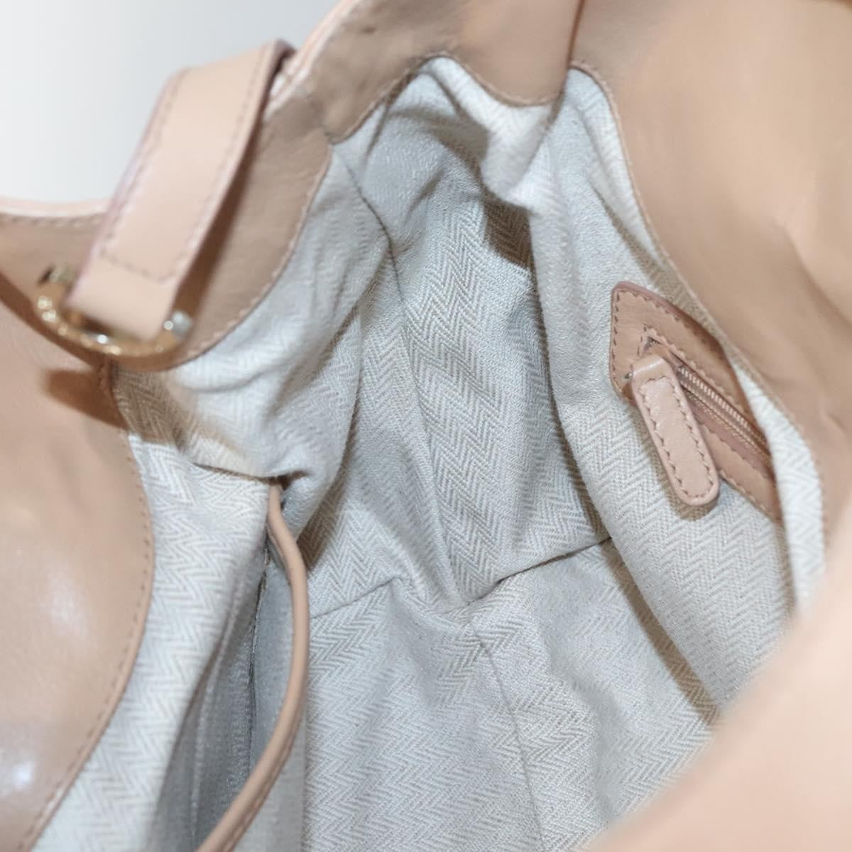 Bvlgari Chandra Hobo Canvas and Leather, Beige, Canvas, Tote Bag