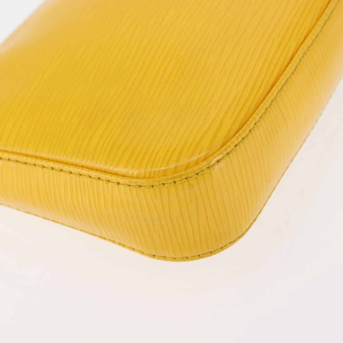Louis Vuitton Pochette Accessoires NM Epi Leather, YELLOW, LEATHER, Clutche & pouche