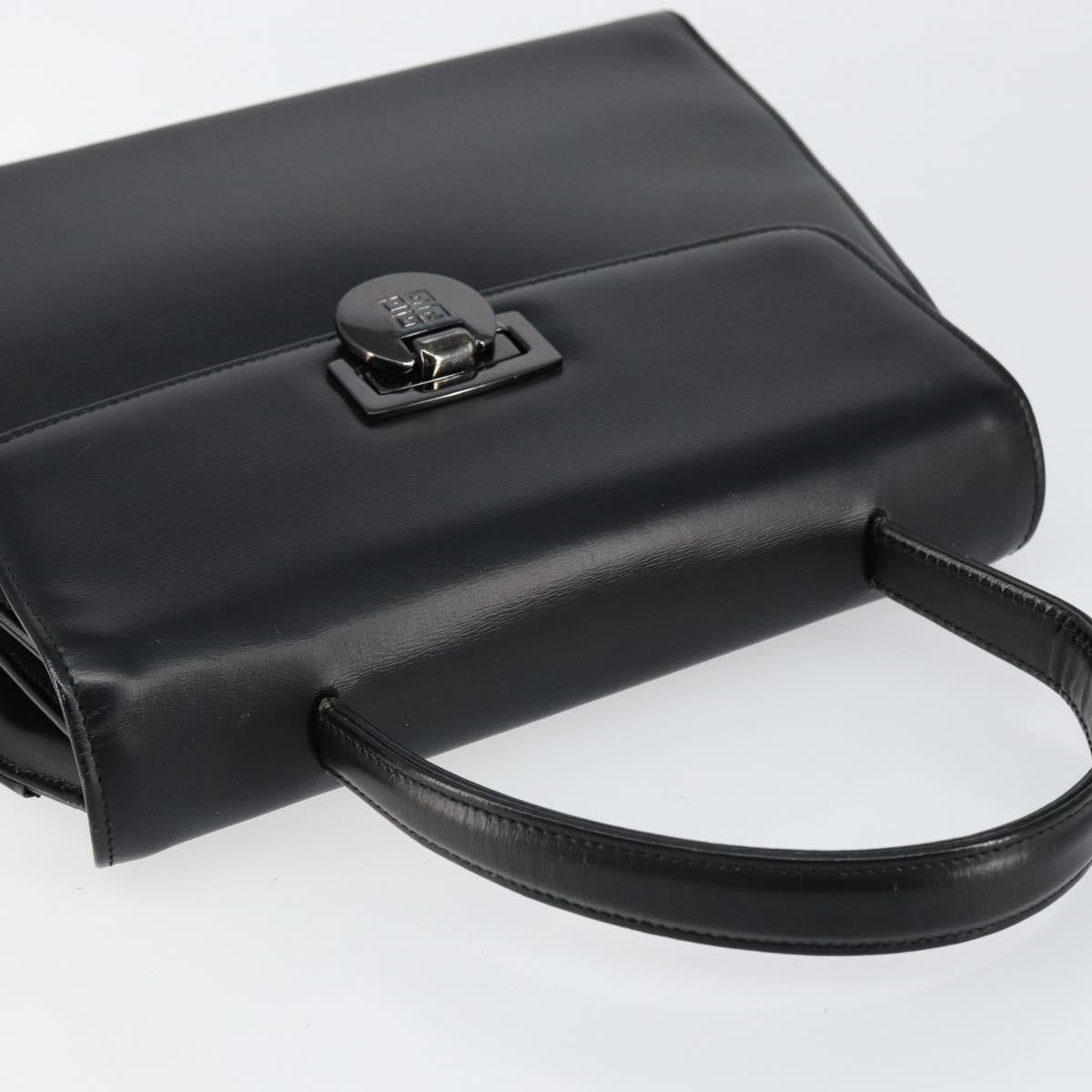 Givenchy Twist lock top handle bag Leather, BLACK, LEATHER, Handbag