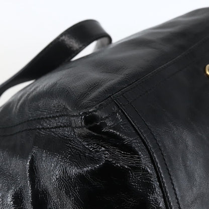Saint Laurent Downtown Handbag Patent, BLACK, PATENT_LEATHER, Tote bag