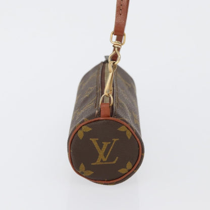 Louis Vuitton Papillon Pochette Monogram Canvas, BROWN, CANVAS, Clutche & pouche