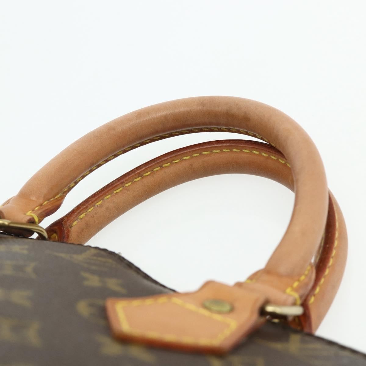 Louis Vuitton Alma Handbag Monogram Canvas, Brown, Canvas, Handbag