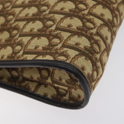 Christian Dior Vintage Trotter Shoulder Bag Canvas, BROWN, CANVAS, Shoulder bag