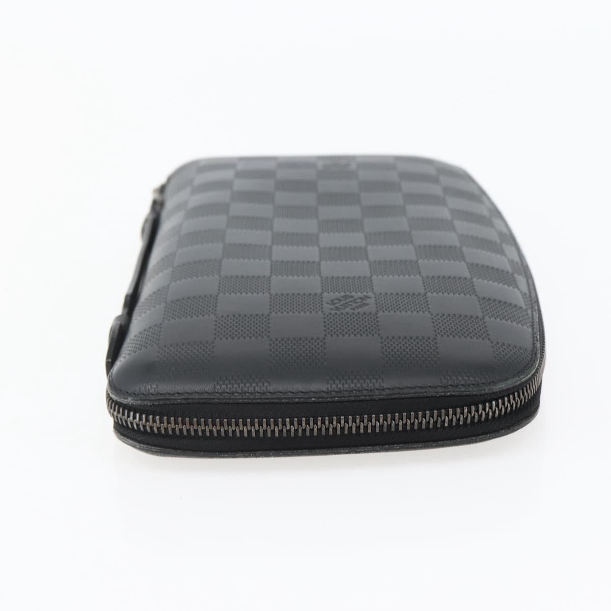 Louis Vuitton Organiser Atholl Leather, BLACK, LEATHER, Toiletry Case