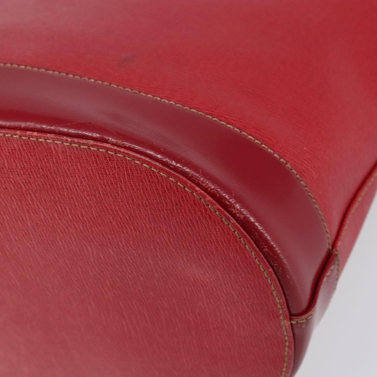 Burberry Vintage tote bag Leather, RED, LEATHER, Tote bag
