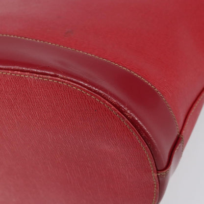 Burberry Vintage tote bag Leather, RED, LEATHER, Tote bag