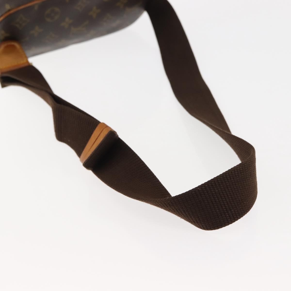 Louis Vuitton Pochette Gange Monogram Canvas, BROWN, CANVAS, Clutche & pouche