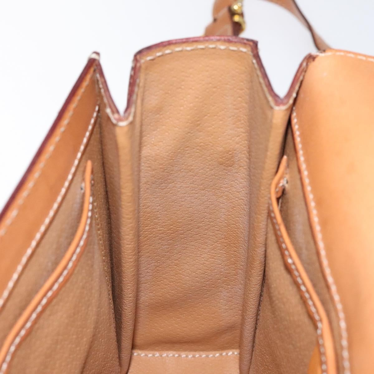 Celine Macadam Shoulder Bag PVC Leather, BEIGE, CANVAS, Shoulder bag