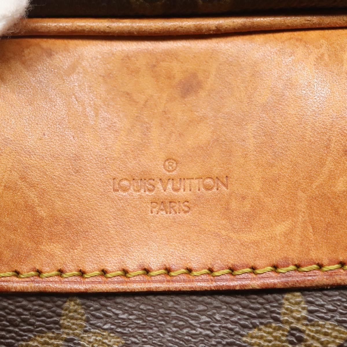 Louis Vuitton Deauville Handbag Monogram Canvas, BROWN, CANVAS, Handbag