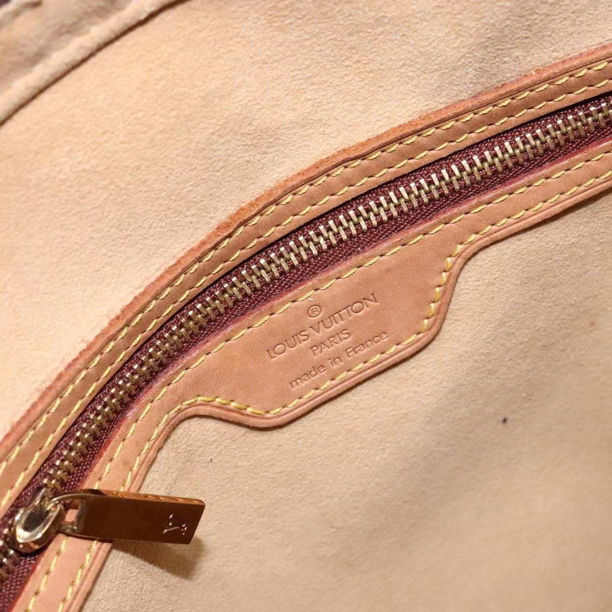 Louis Vuitton Looping Handbag Monogram Canvas, BROWN, CANVAS, Handbag