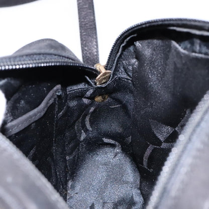 Salvatore Ferragamo Vala Shoulder Bag Suede, BLACK, SUEDE, Shoulder bag