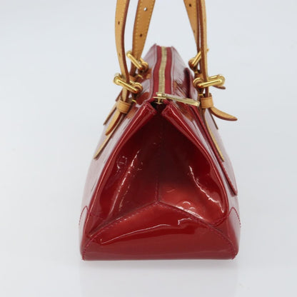 Louis Vuitton Rosewood Avenue Handbag Monogram Vernis, RED, PATENT_LEATHER, Handbag
