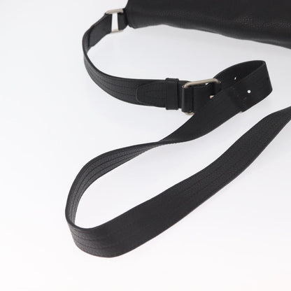 Bally Vintage Shoulder Bag Leather, BLACK, LEATHER, Shoulder bag