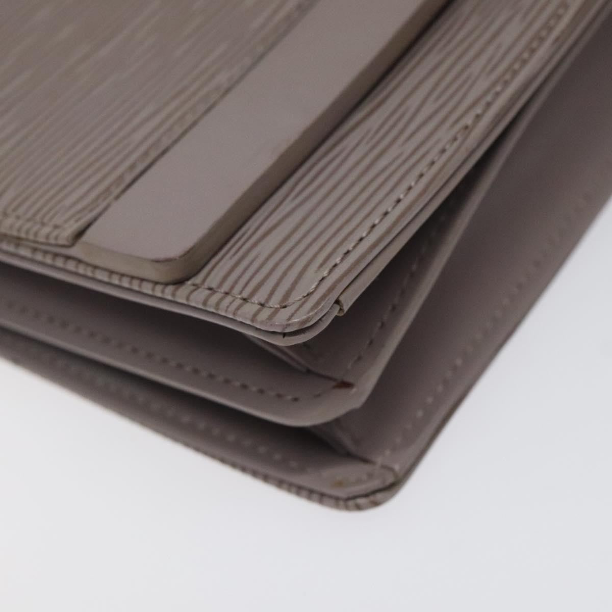 Louis Vuitton Biarritz Shoulder Bag Epi Leather, GRAY, LEATHER, Shoulder bag