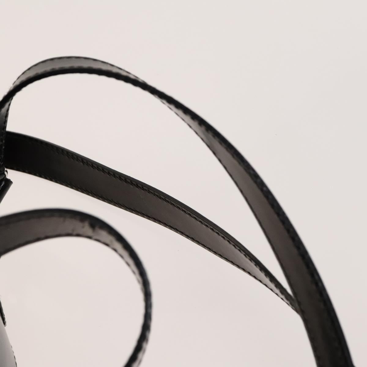 Gucci Vintage Bamboo Backpack Canvas and Leather, BLACK, CANVAS, Backpack