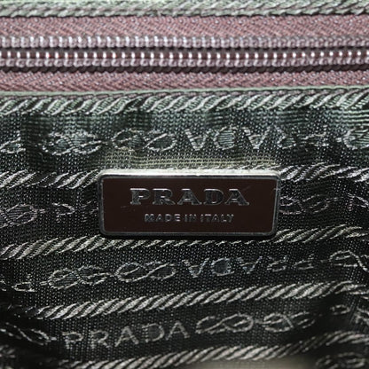 Prada Vintage Handbag Canvas, BEIGE, CANVAS, Handbag