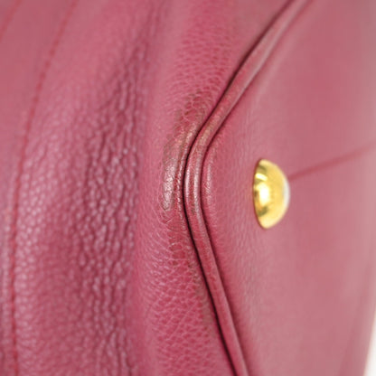 Louis Vuitton Citadine Handbag Monogram Empreinte Leather, Purple, Leather, Tote Bag