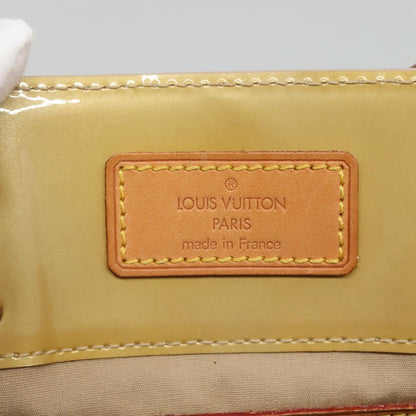 Louis Vuitton Reade Handbag Monogram Vernis, Beige, Patent Leather, Handbag