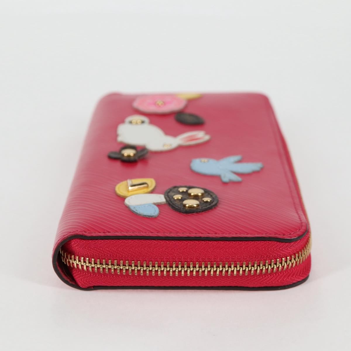 Louis Vuitton Zippy Wallet NM Epi Leather, RED, LEATHER, Wallets