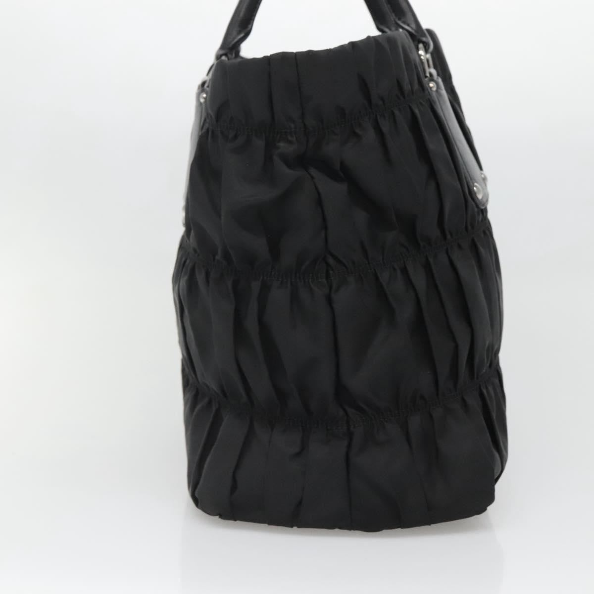Prada Gaufre Tote Tessuto, Black, Nylon, Tote Bag