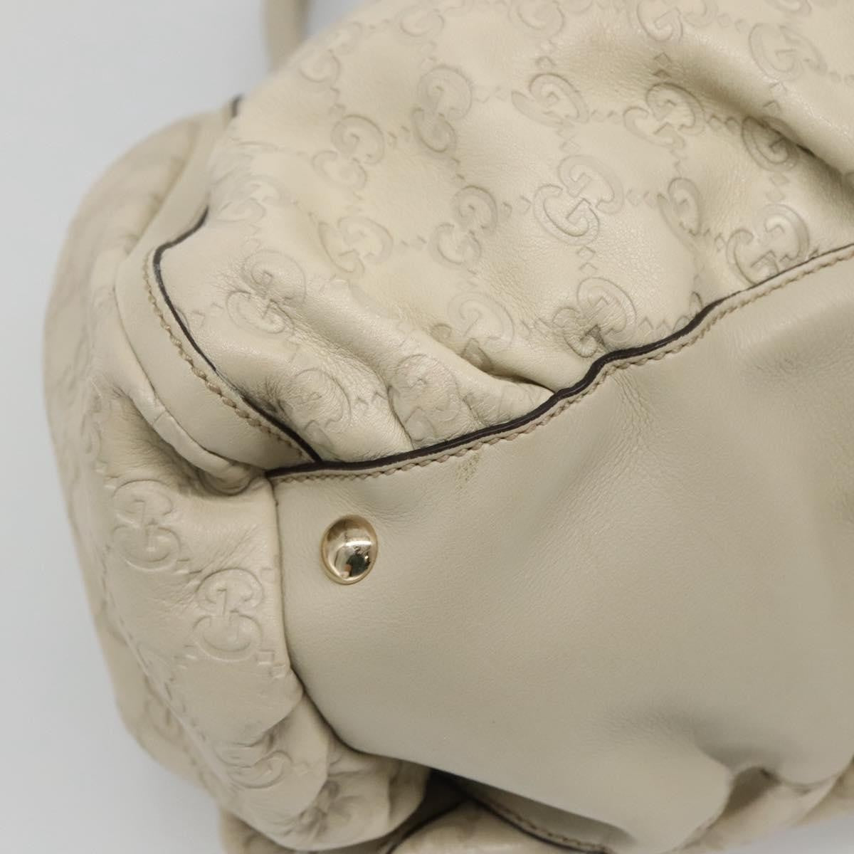 Gucci D-Ring Tote Guccissima Leather, WHITE, LEATHER, Tote bag