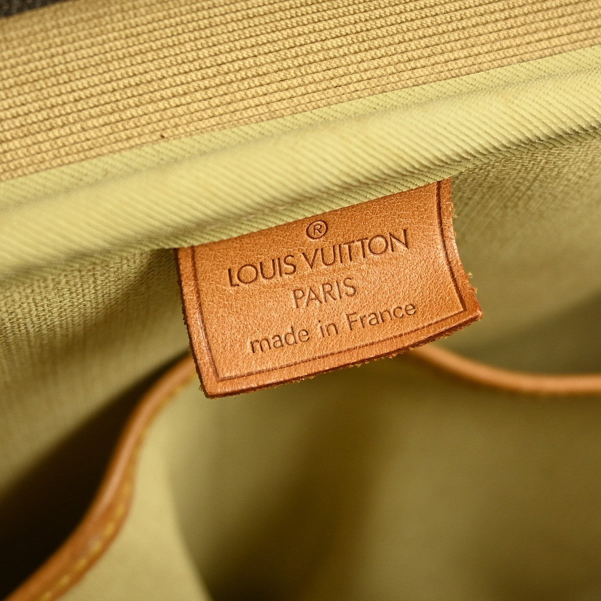 Louis Vuitton Deauville Handbag Monogram Canvas, BROWN, CANVAS, Handbag