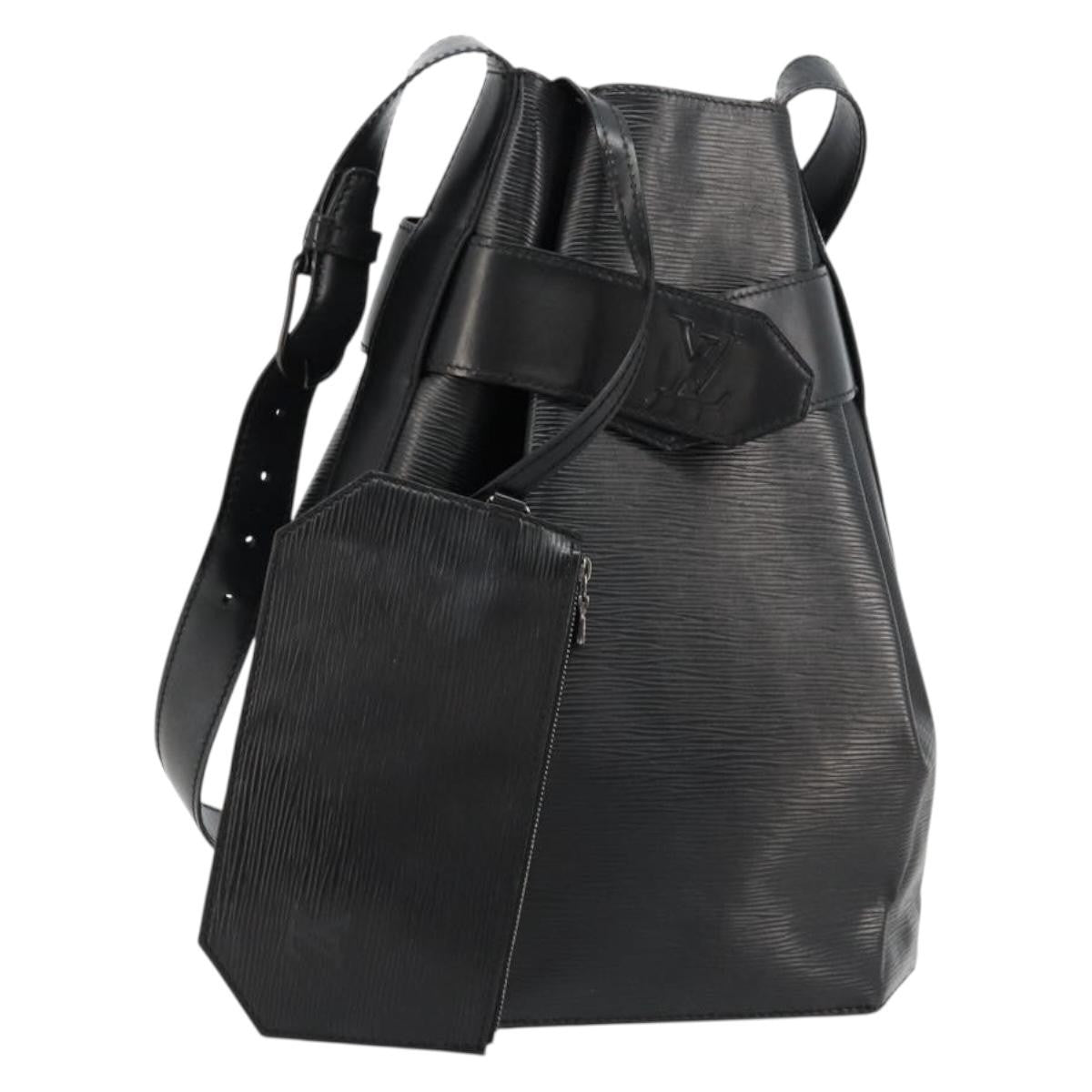Louis Vuitton Vintage Sac d'Epaule Handbag Epi Leather, Black, Leather, Shoulder Bag