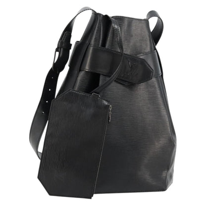 Louis Vuitton Vintage Sac d'Epaule Handbag Epi Leather, Black, Leather, Shoulder Bag