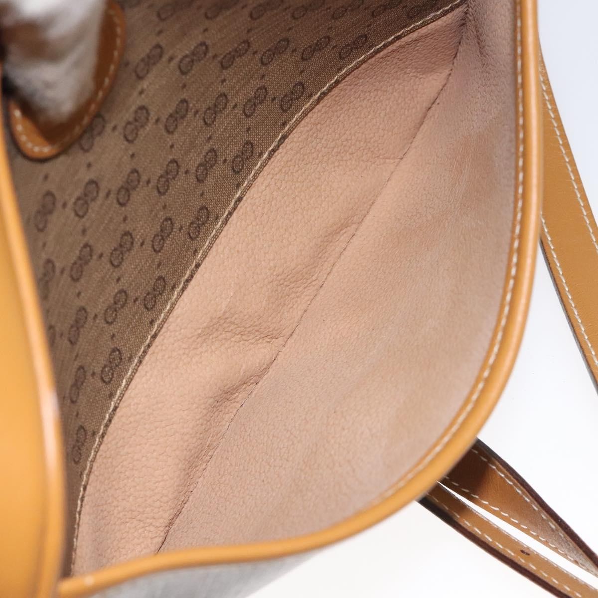 Gucci Zip Pouch GG Canvas, BEIGE, PVC, Shoulder bag