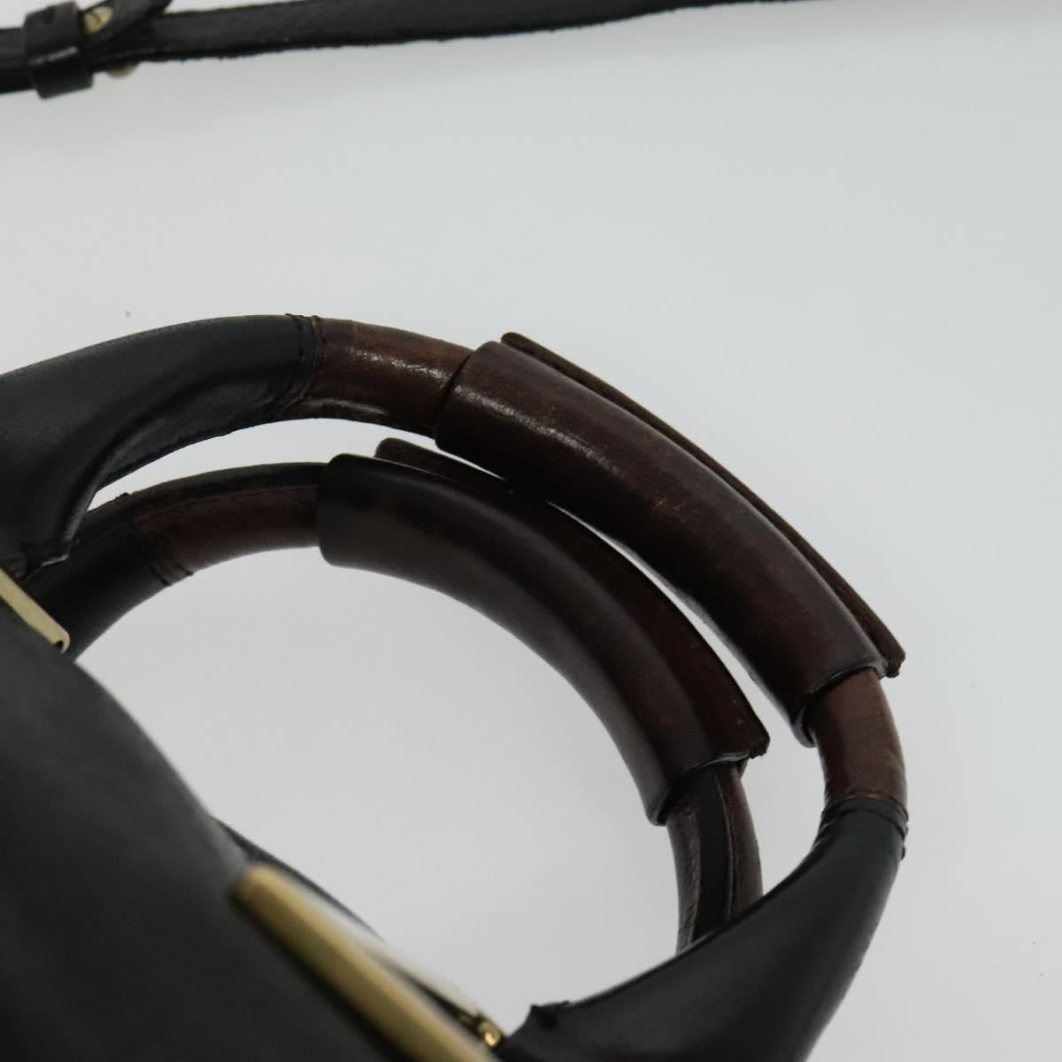 Chloe Ethel Handbag Leather, BLACK, LEATHER, Handbag