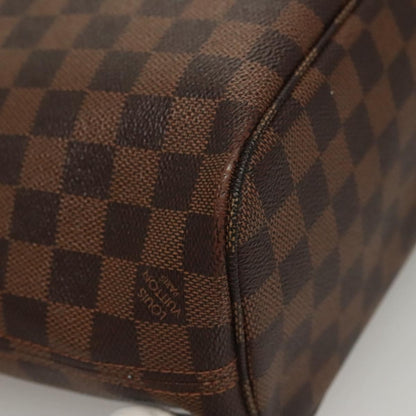 Louis Vuitton Neverfull Tote Damier, BROWN, CANVAS, Tote bag