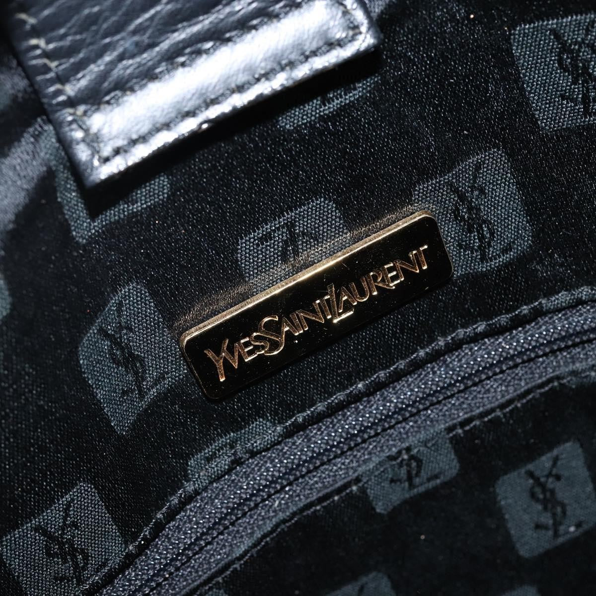 Saint Laurent Vintage Shoulder Bag Nylon, BLACK, NYLON, Shoulder bag