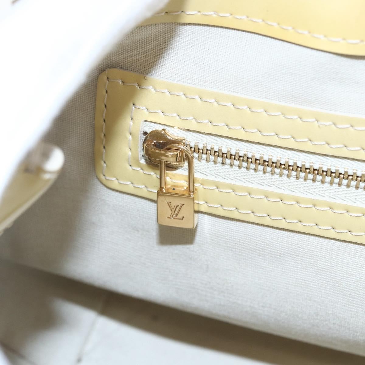 Louis Vuitton Wilshire Handbag Monogram Vernis, BEIGE, PATENT_LEATHER, Handbag