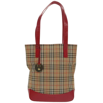 Burberry Nova Check Tote canvas check pattern, BEIGE, CANVAS, Tote bag