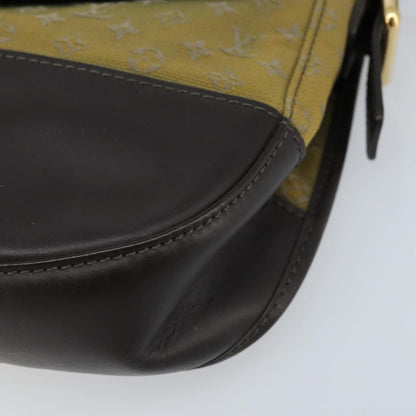 Louis Vuitton Marjorie Handbag Mini Lin, KHAKI, CANVAS, Shoulder bag