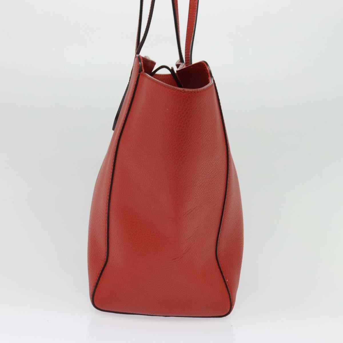 Gucci Swing Tote Leather, RED, LEATHER, Tote bag