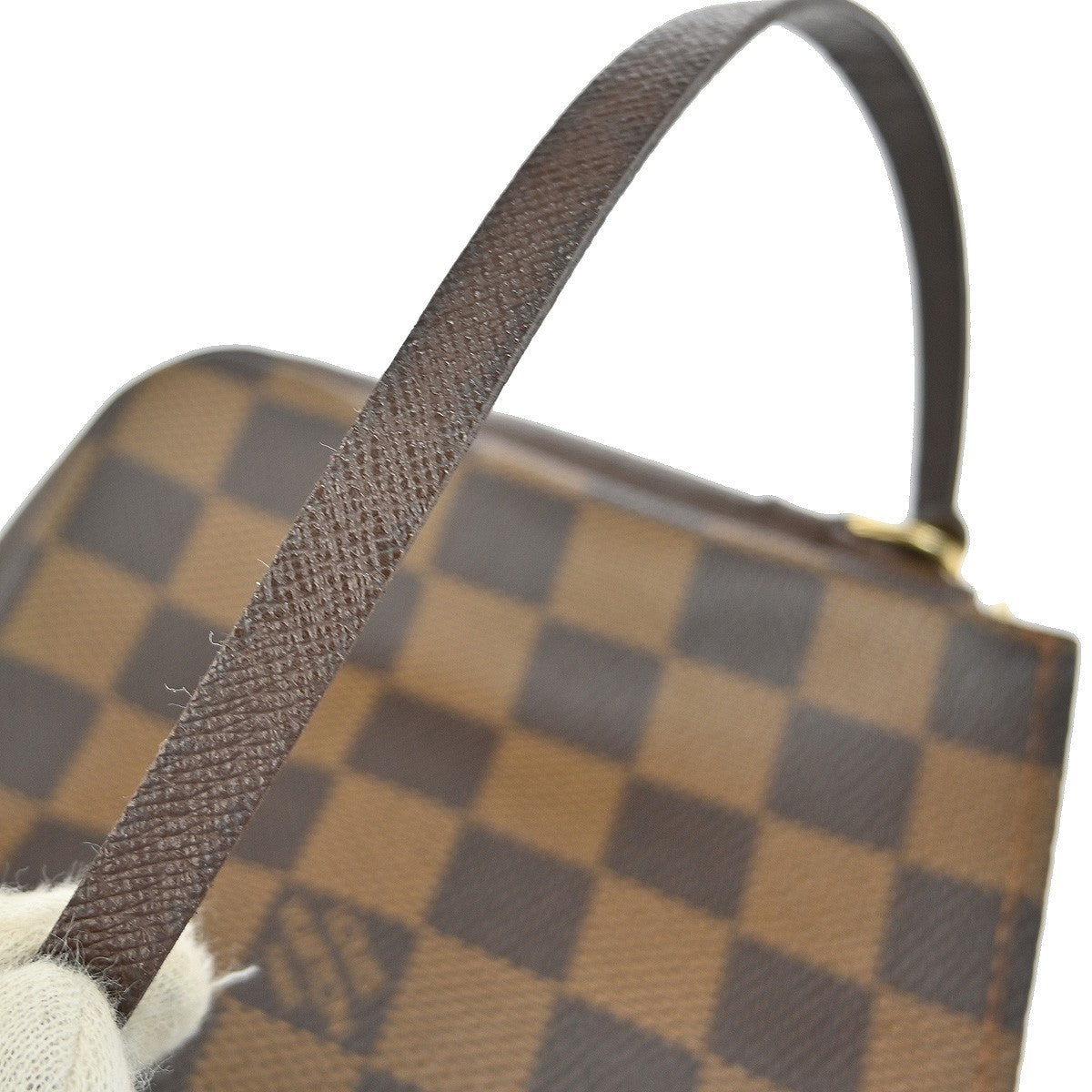 Louis Vuitton Trousse Make Up Bag Damier Canvas, BROWN, CANVAS, Clutche & pouche